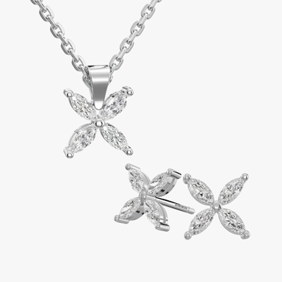 Roshan Marquise Jewelry Half Set